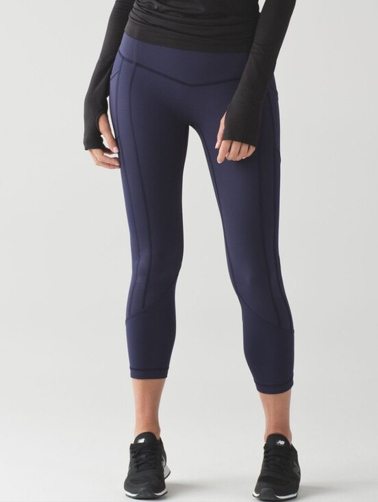lululemon athletica Pants - Lululemon All The Right Places Crop II Deep Indigo Size 6